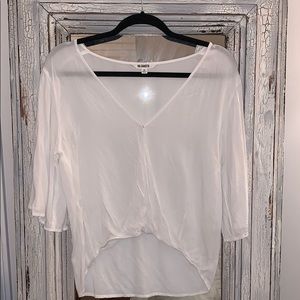 BB Dakota white blouse- Medium
